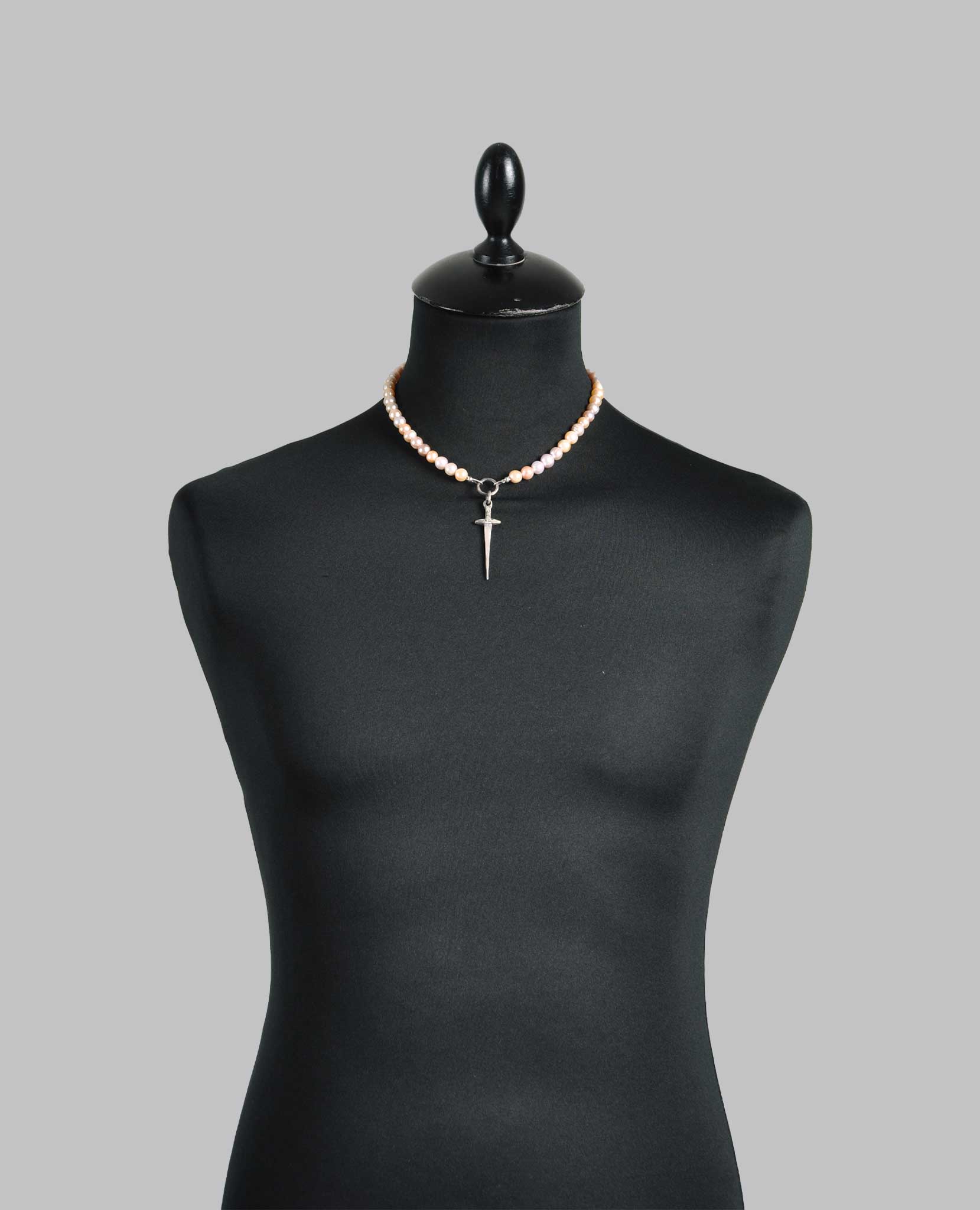 PINK PEARL DAGGER CHOKER - Image 3
