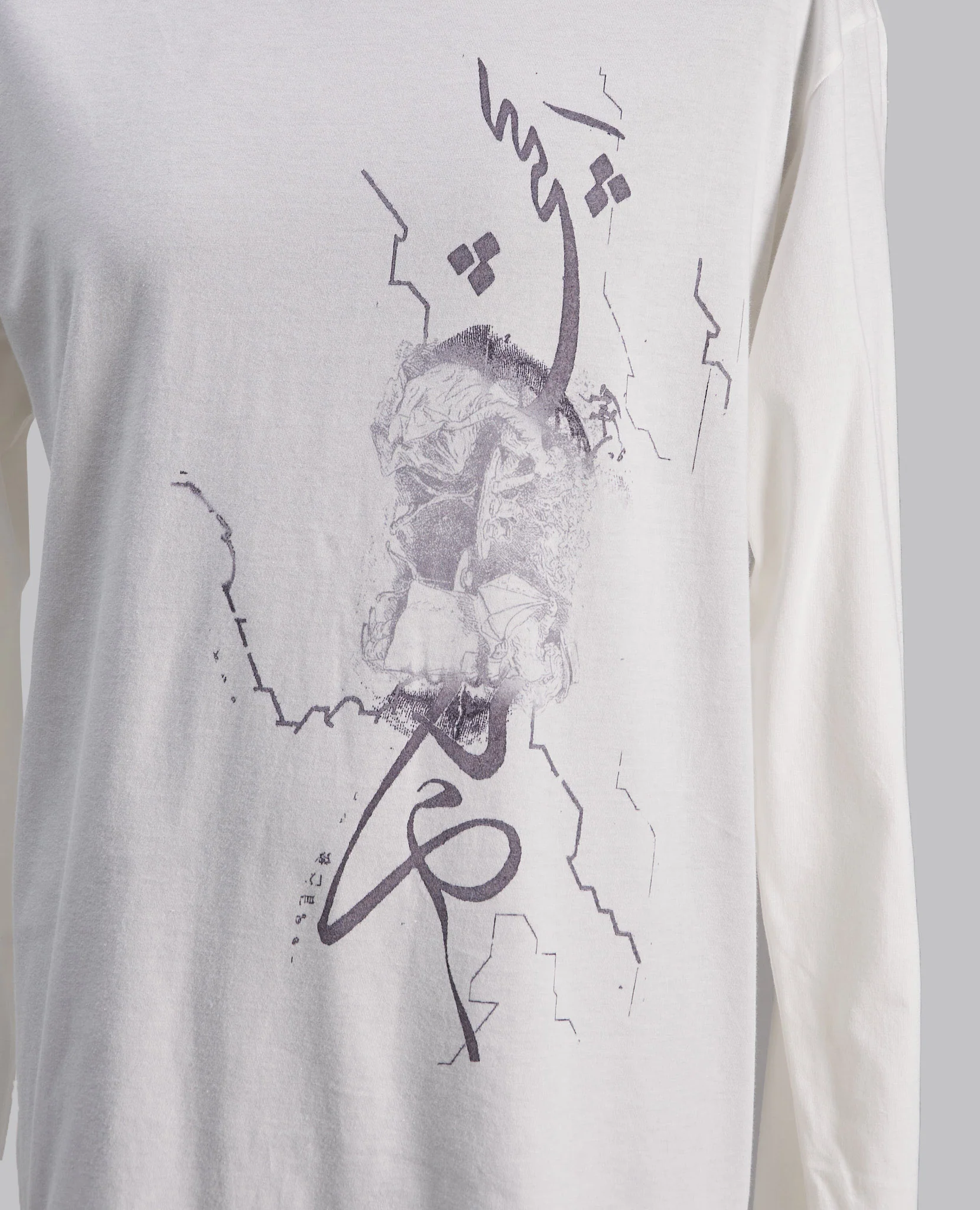 BASIC LONG SLEEVE PRINT T - Image 9