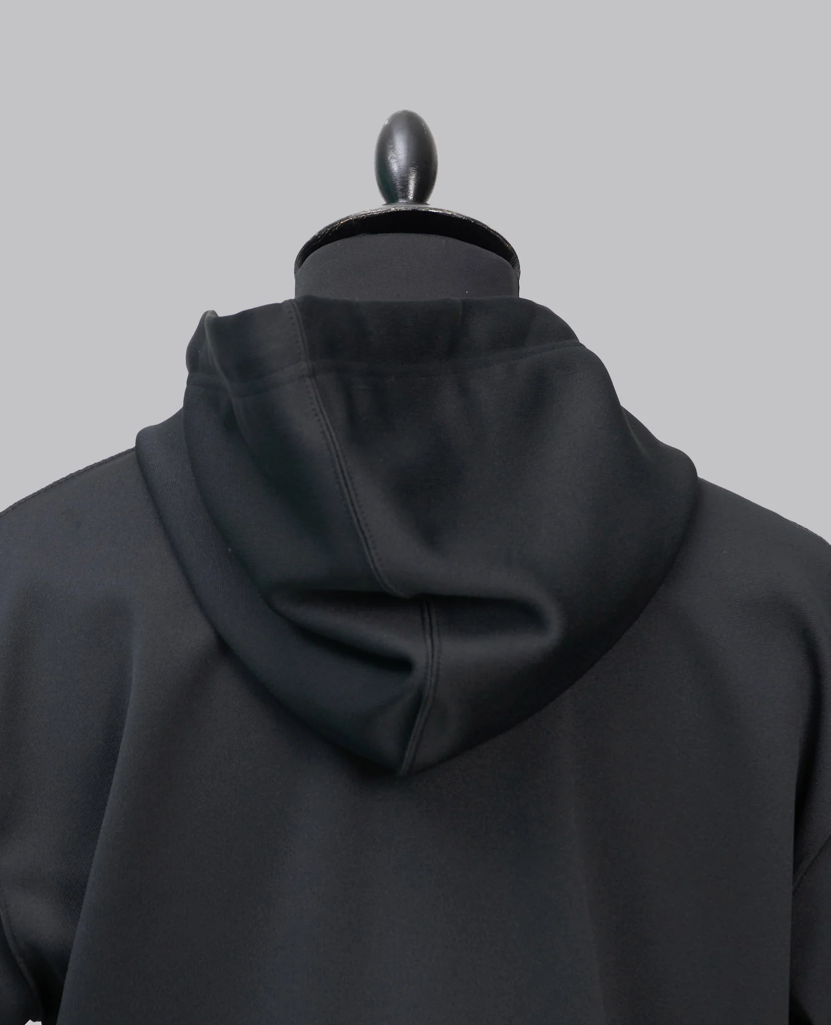 BLACK MESH HOODIE - Image 4