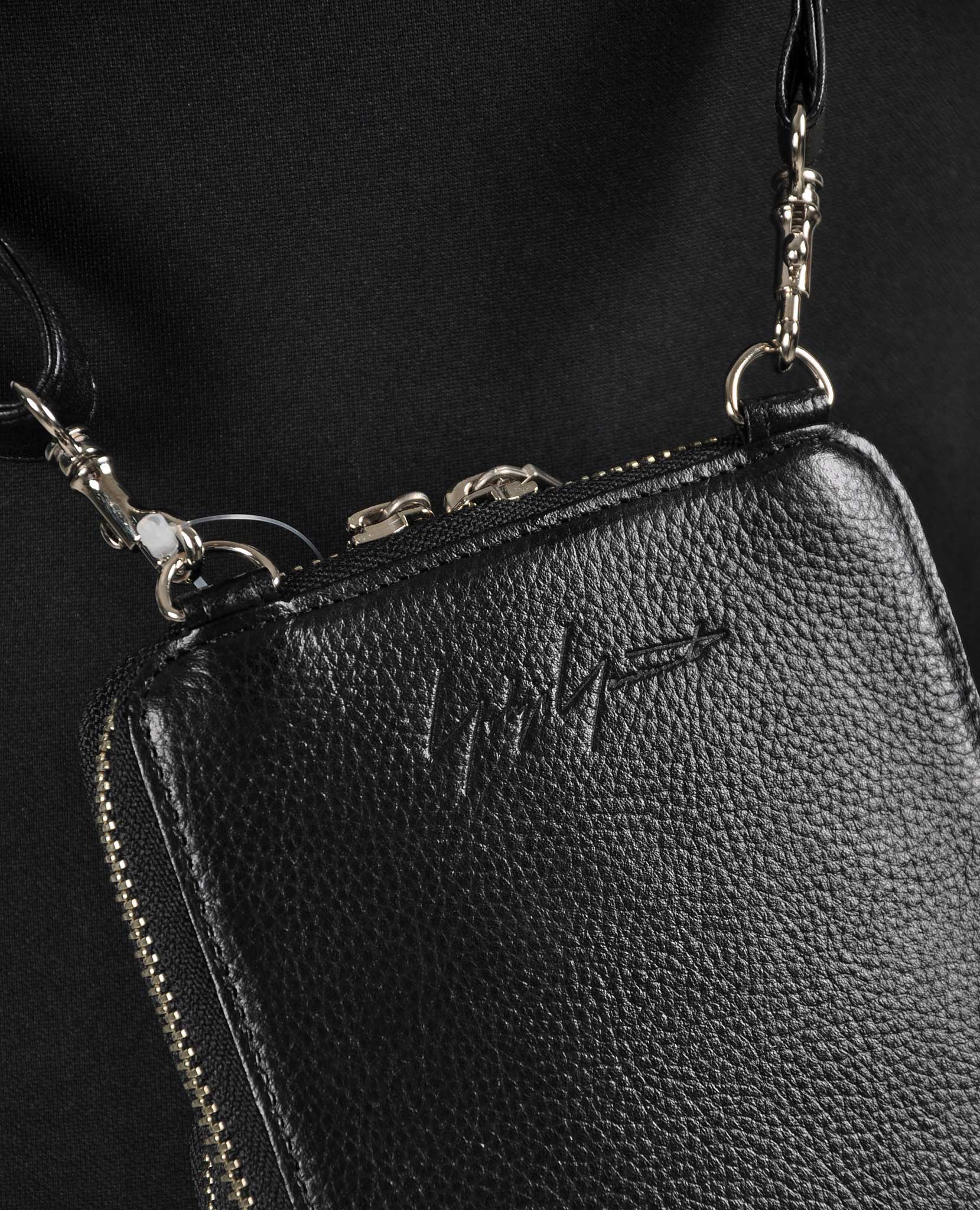 DOUBLE ZIP LEATHER PHONE CASE - Image 9