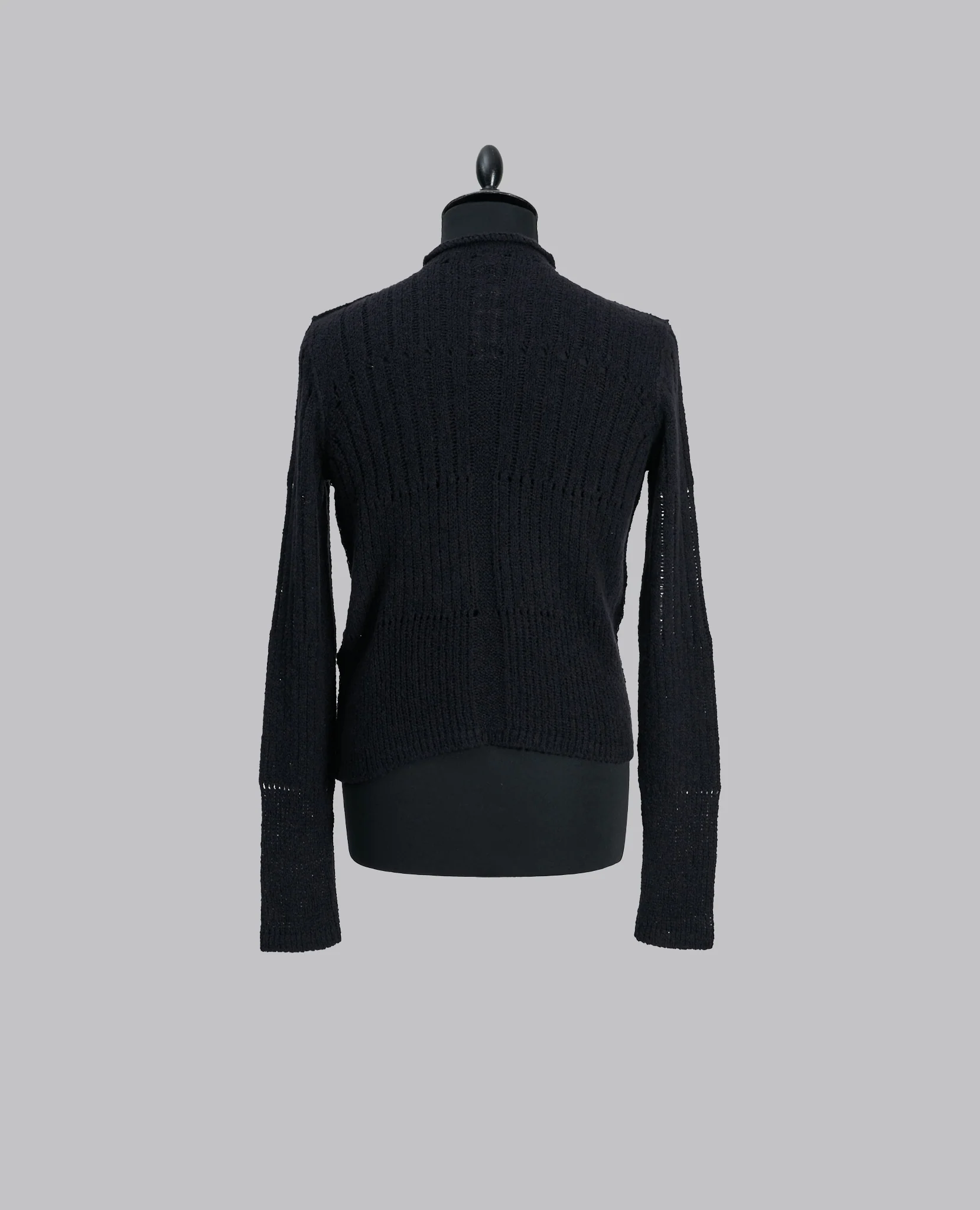 HOLLYWOOD CROPPED BIKER ROUND NECK - Image 5