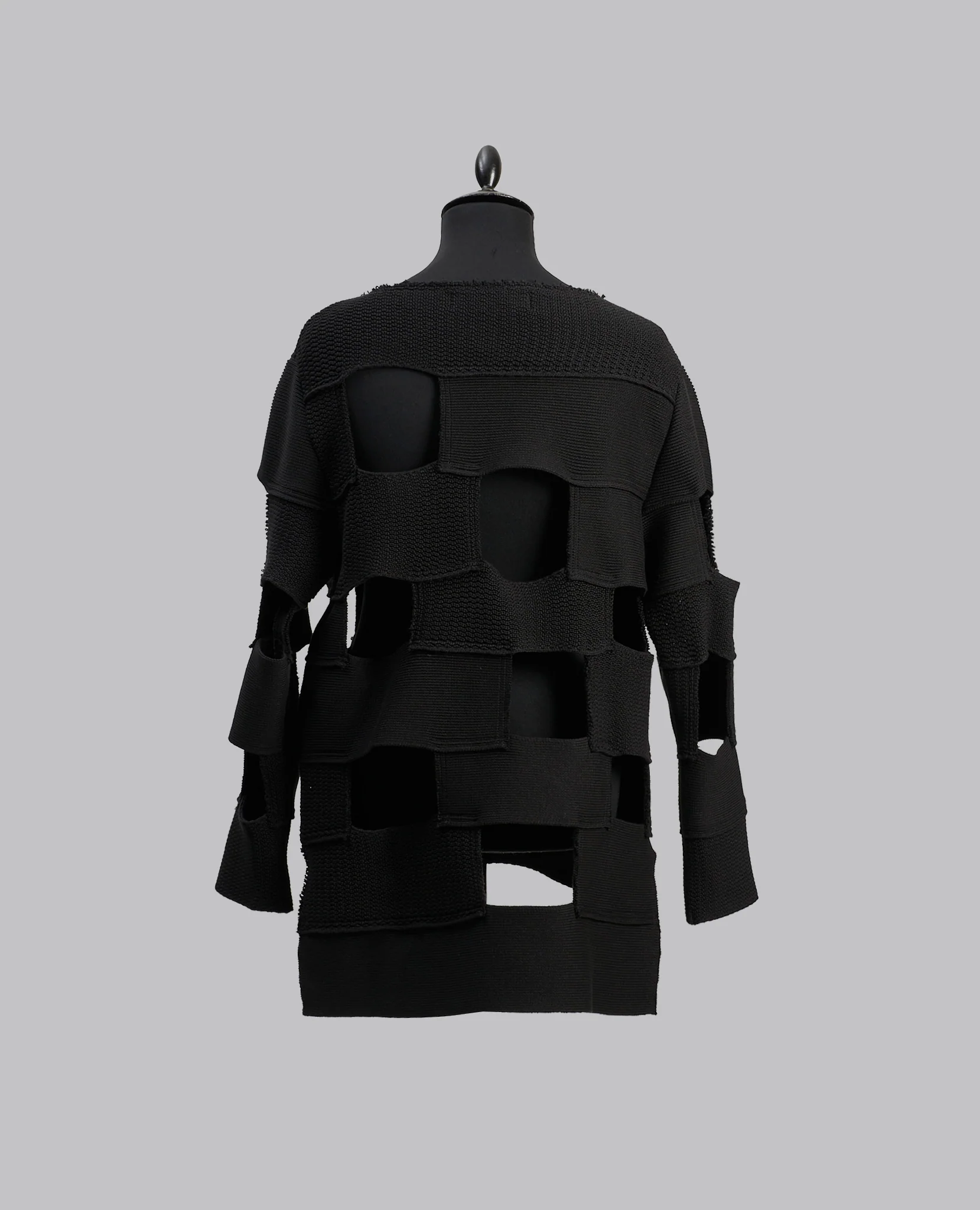 RUNWAY PANEL KNIT SWEATER - Image 4