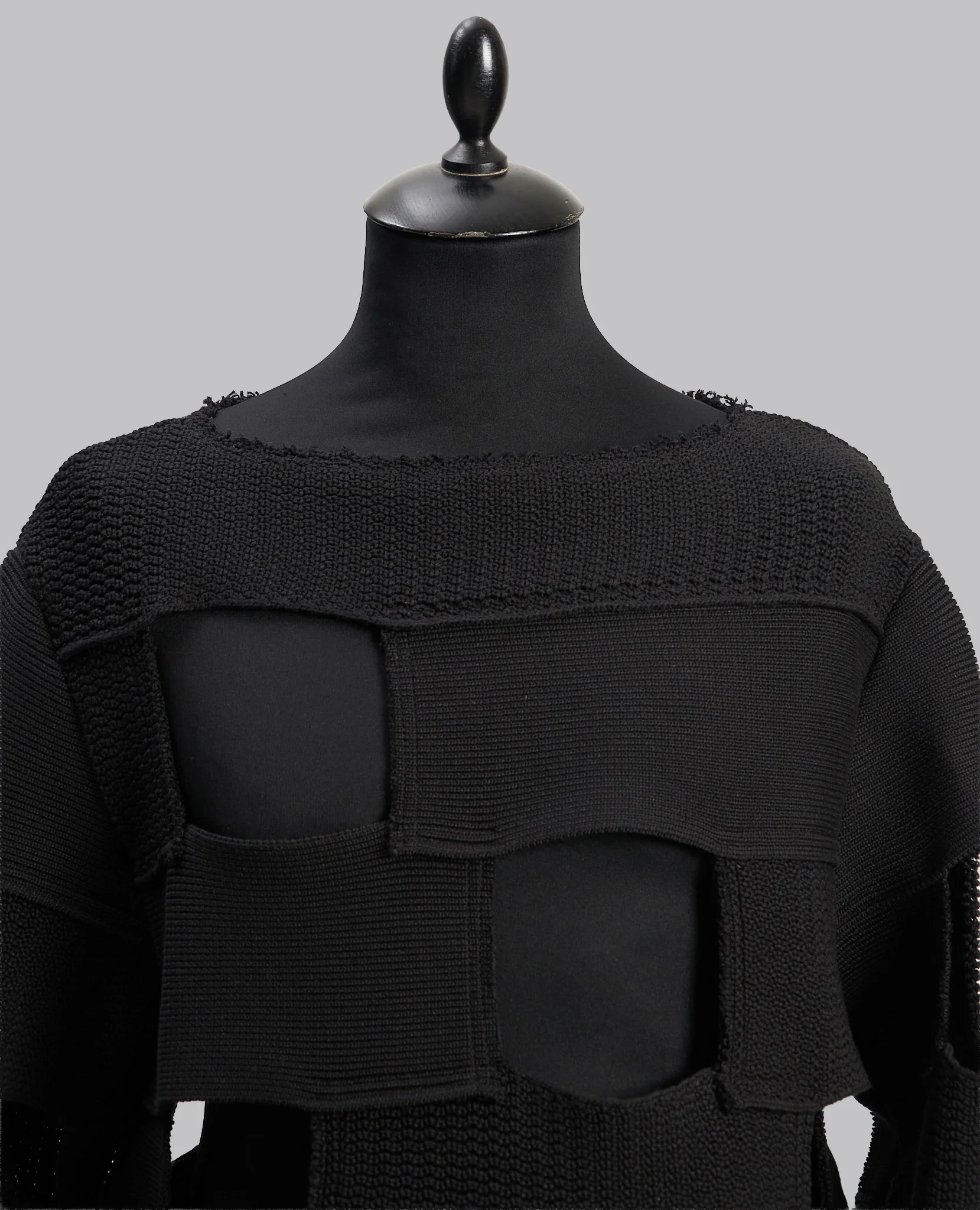 RUNWAY PANEL KNIT SWEATER - Image 9