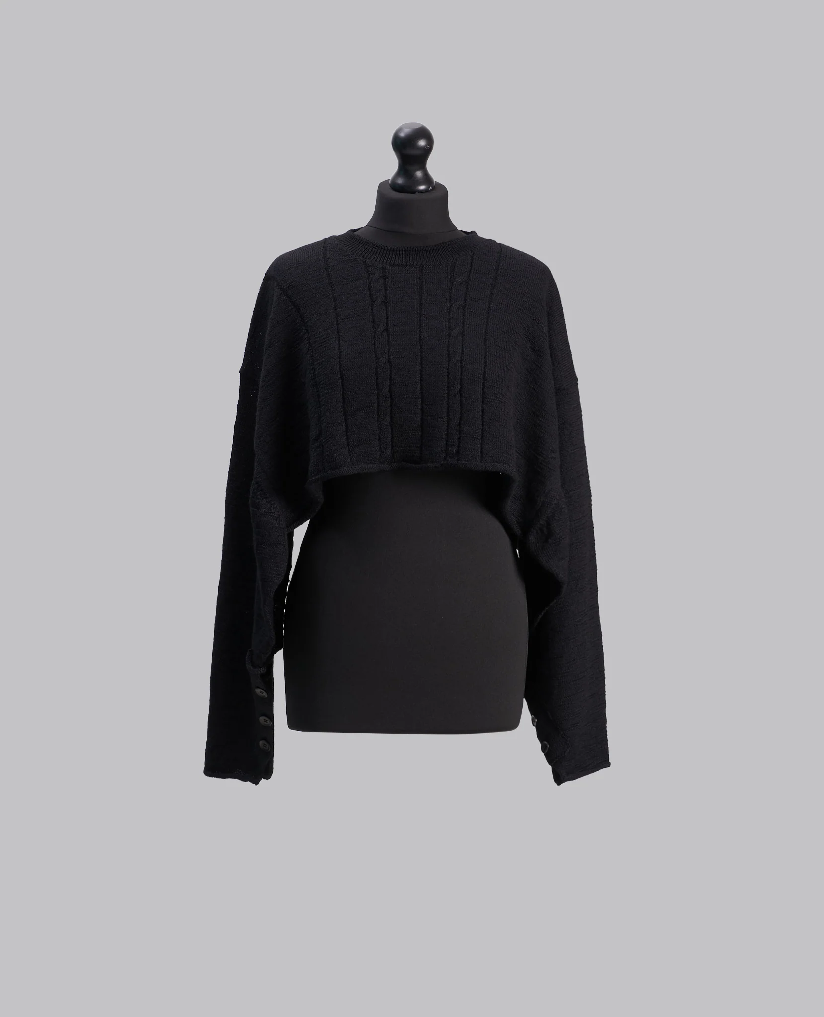 RN DESIGN KNIT SCARF PULLOVER