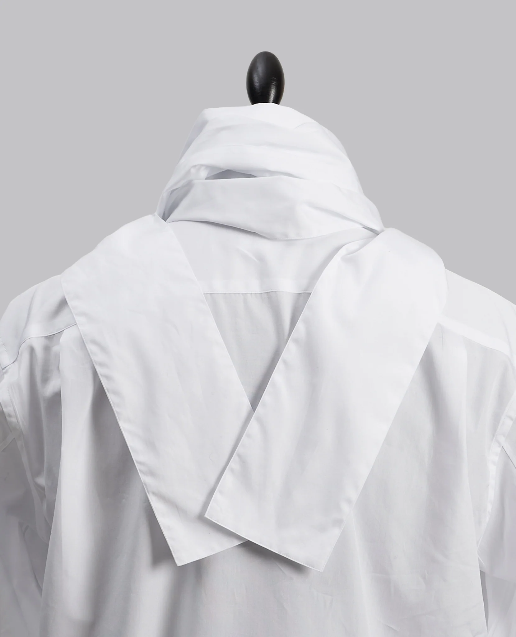 SCARF SHIRT WHITE - Image 8