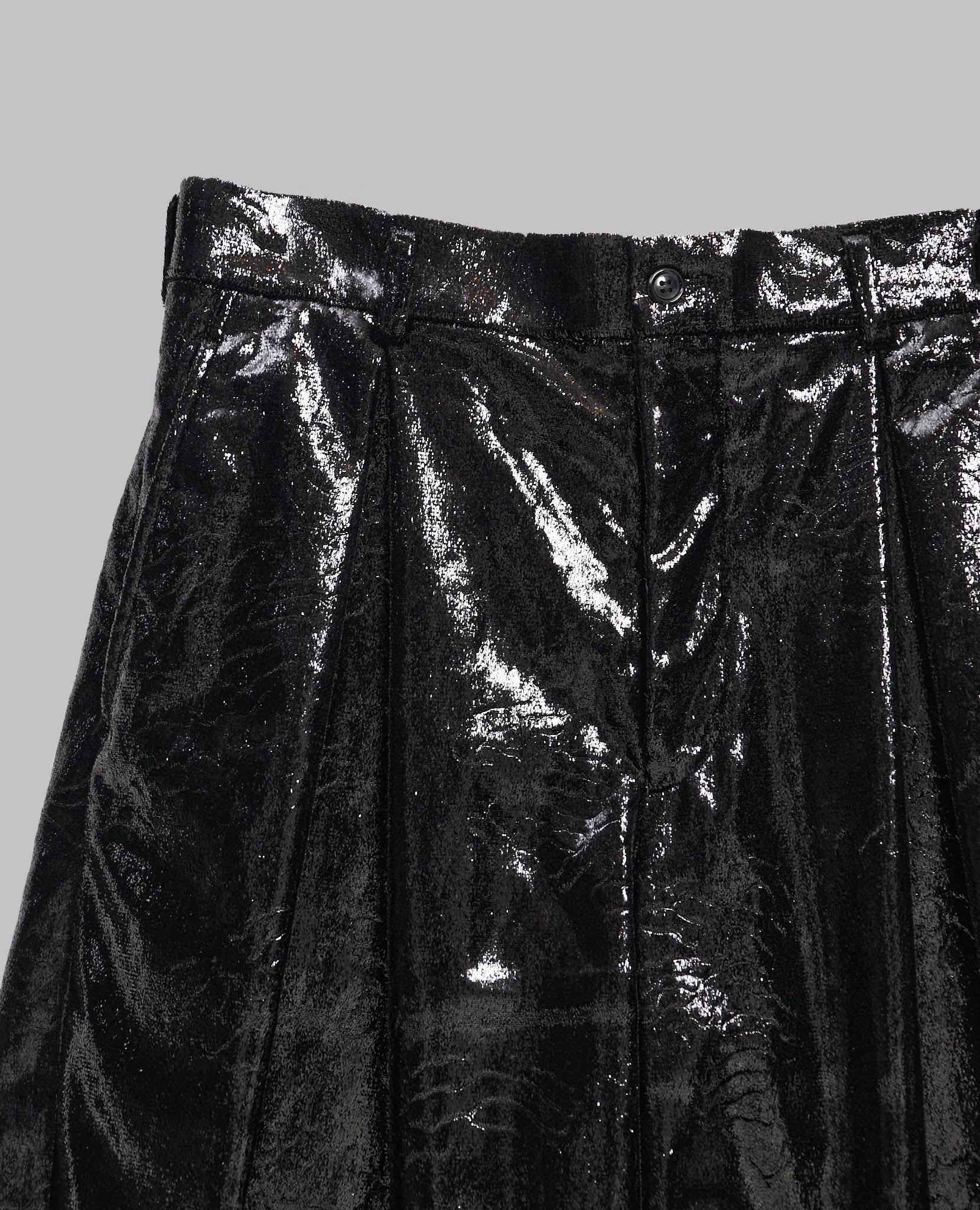TEXTURED SHINY SHORTS - Image 5