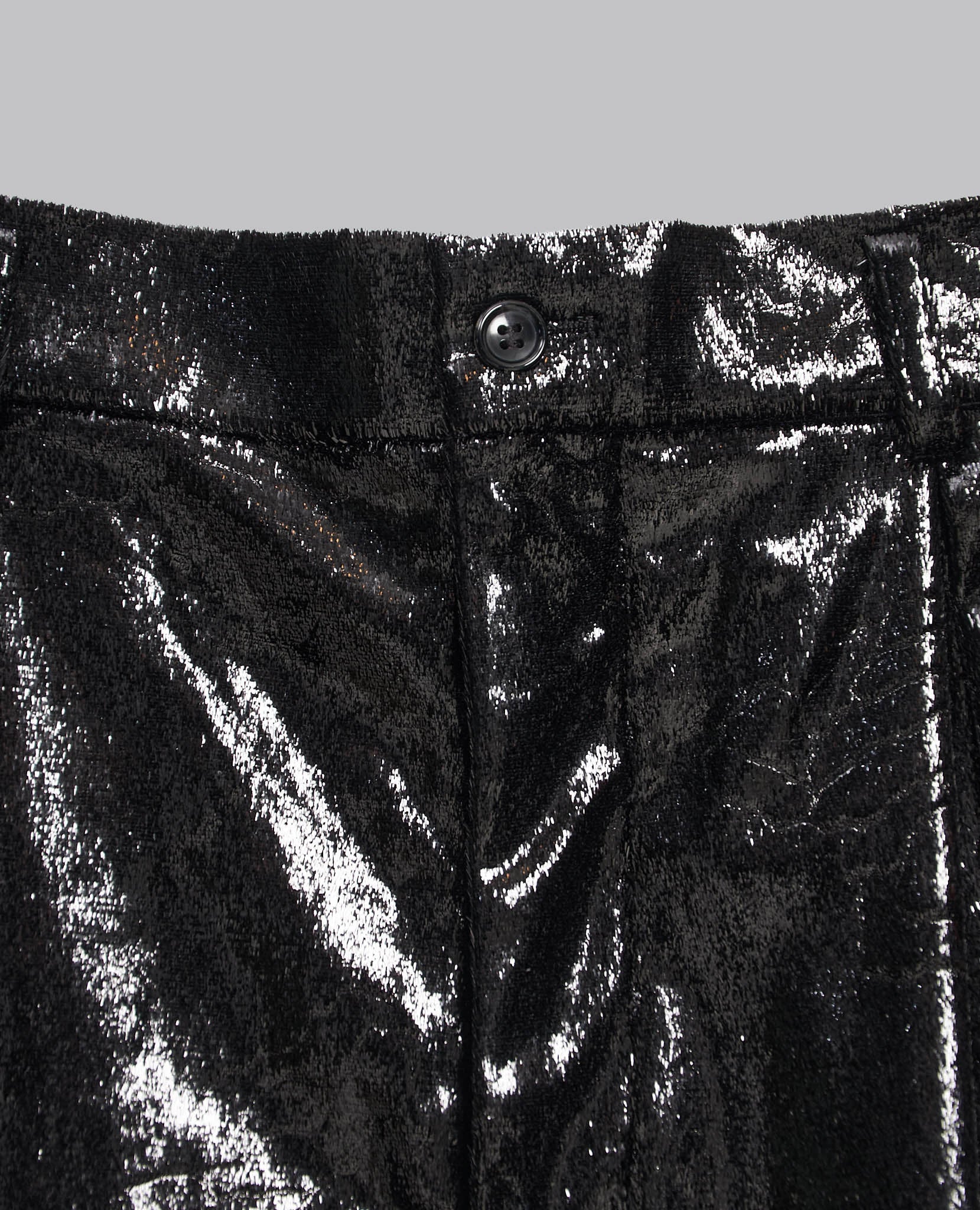 TEXTURED SHINY SHORTS - Image 6