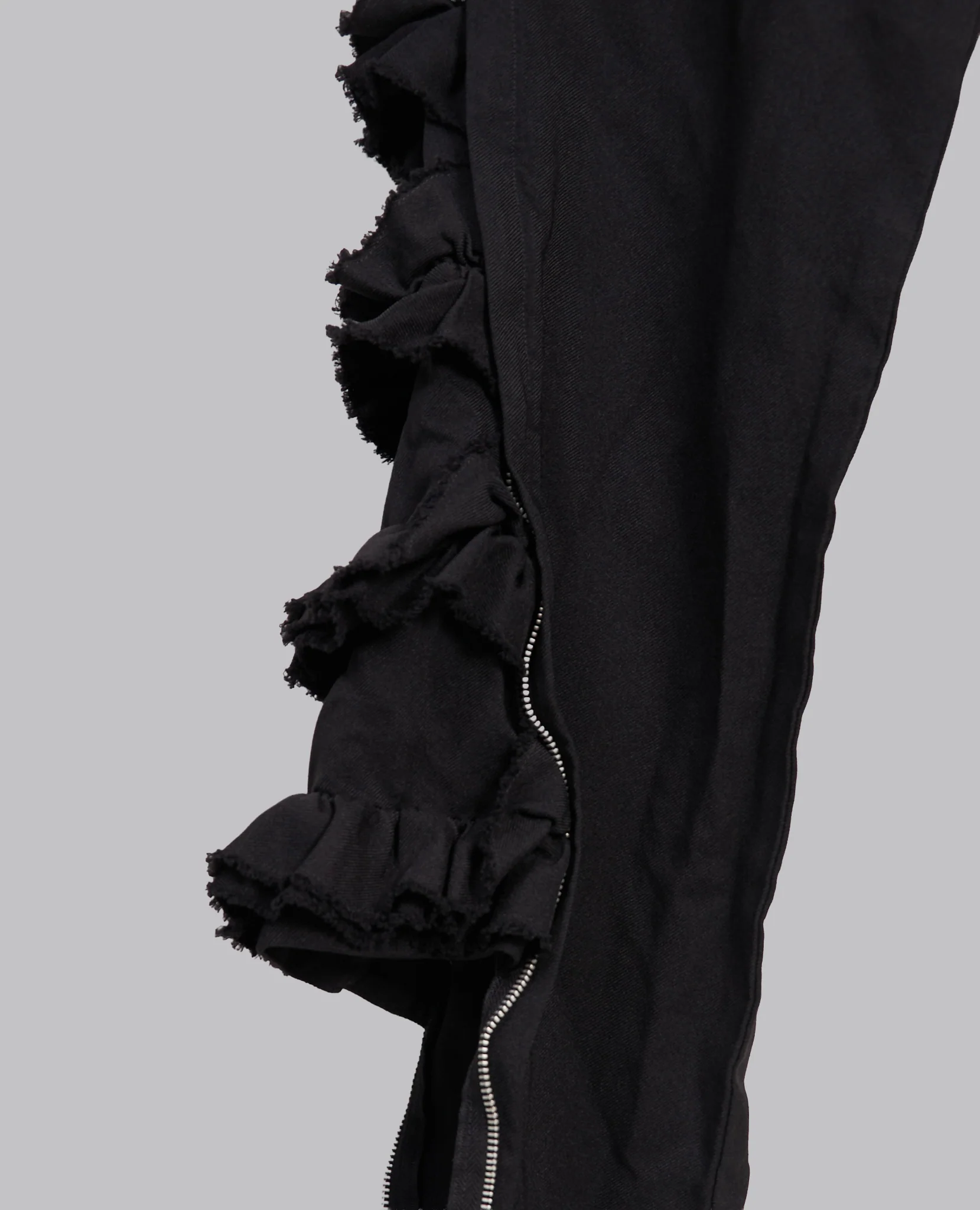 ZIP RUFFLE TROUSERS - Image 10