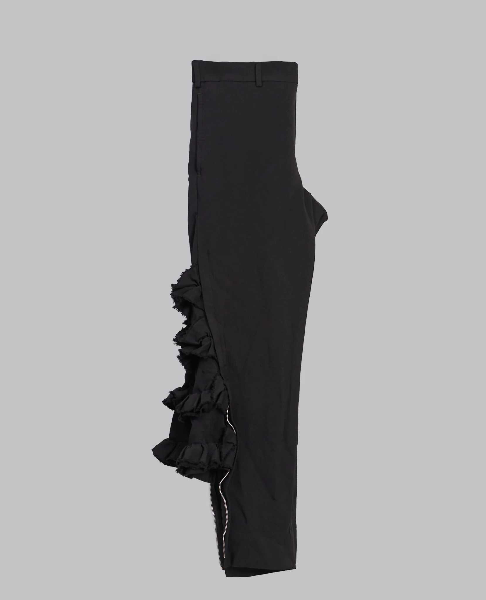 ZIP RUFFLE TROUSERS - Image 4