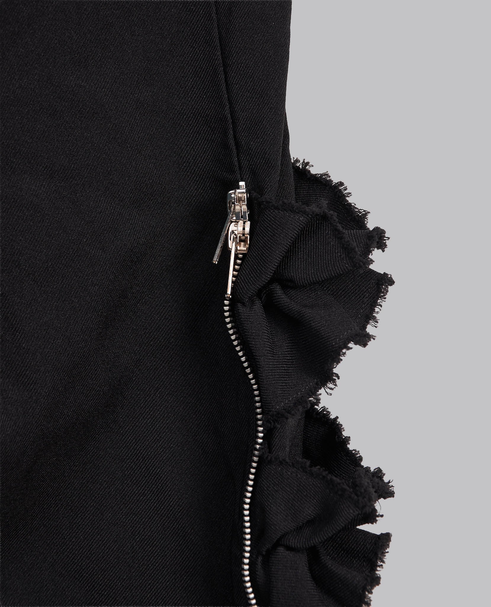 ZIP RUFFLE TROUSERS - Image 8